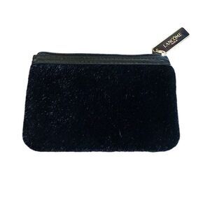 Lancôme Paris 80 Black Faux Fur Cosmetic Bag